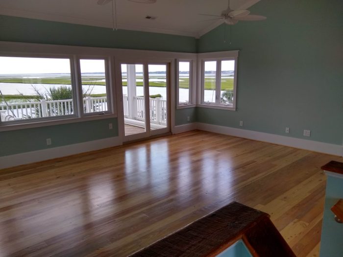 Halifax flooring, finished